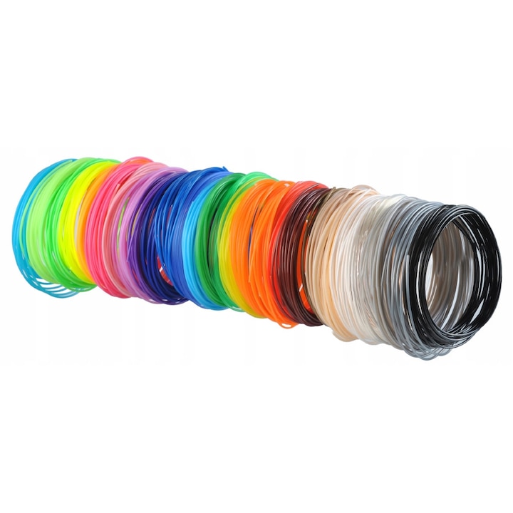 Filamente pentru fixuri 3D, Zola®, 30 de culori , 1.75mm