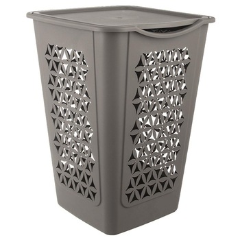 Cos pentru rufe Orion, Plastic, Gri, 50 l Cos pentru rufe Orion, Plastic, Gri, 50 l
