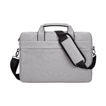 Geanta laptop Sponge, Poliester, 15.6 inch, Gri Geanta laptop Sponge, Poliester, 15.6 inch, Gri