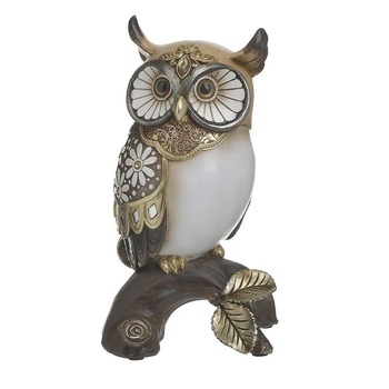 Bufnita din rasina multicolor 11 cm x 21 cm Bufnita din rasina multicolor 11 cm x 21 cm