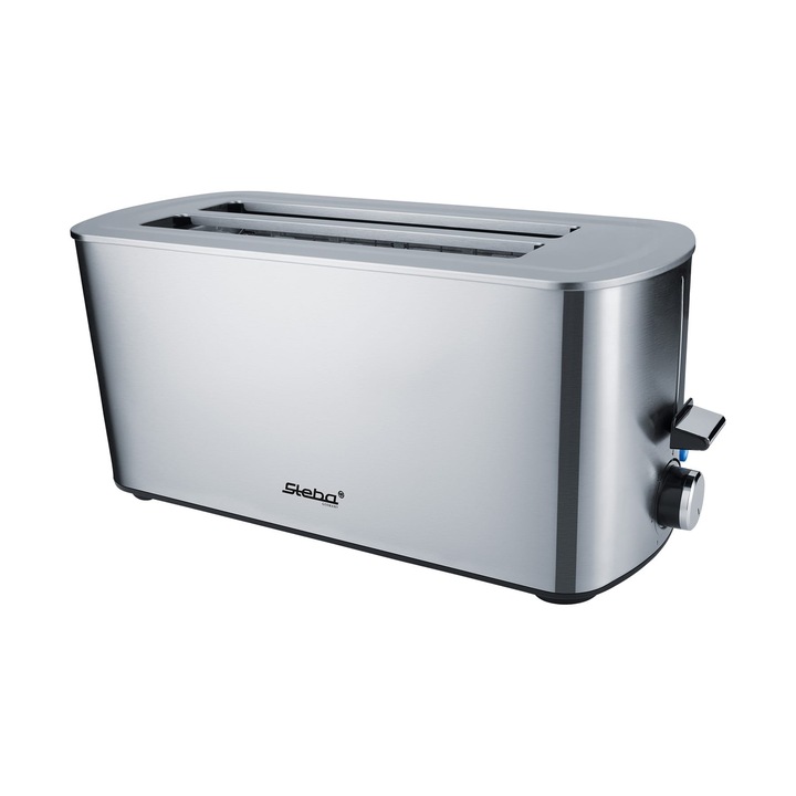 Prajitor de paine TO 21 dublu cu fanta lunga, 1400 W, inox