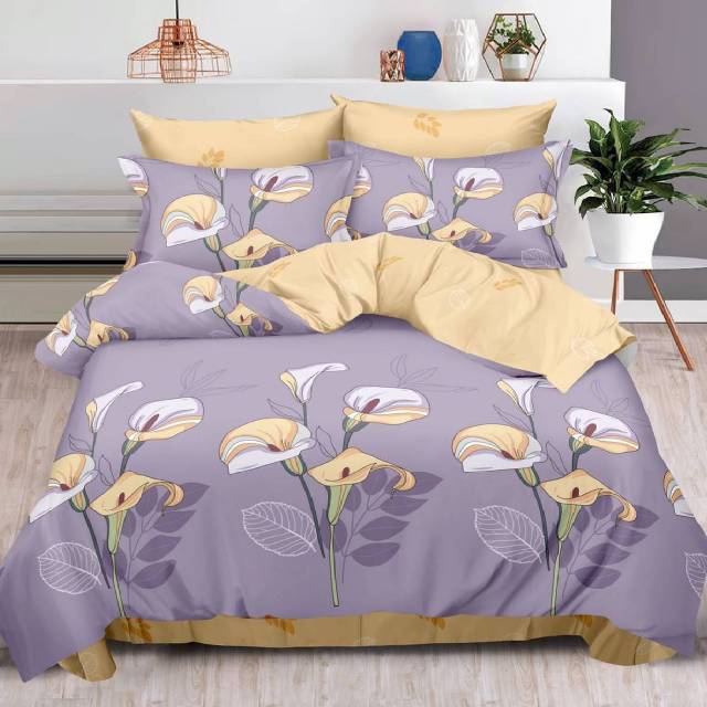 Lenjerie 6 piese din Bumbac Finet, model Cala, 235 x 240