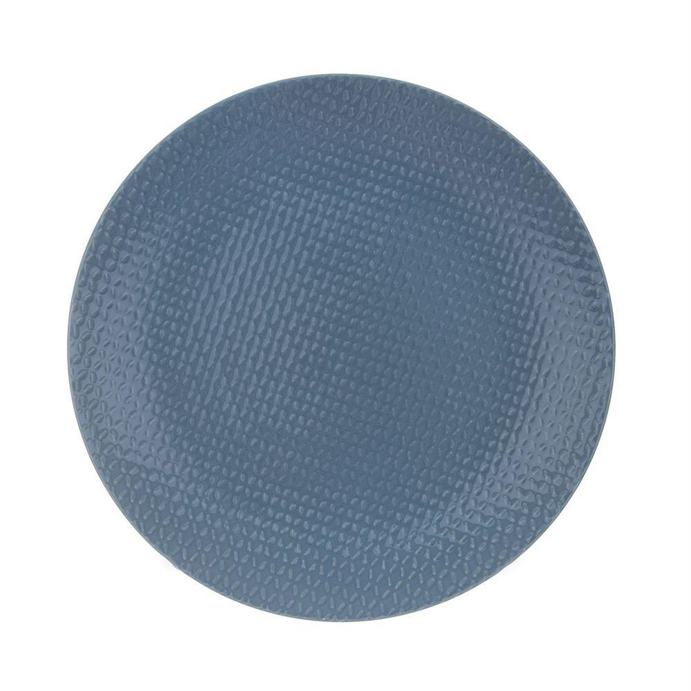 Platou, Orion, Relief, Ceramica, Albastru, 21 cm