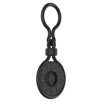 Suport adeziv Popsockets PopChain pentru telefon, Plastic, Negru Suport adeziv Popsockets PopChain pentru telefon, Plastic, Negru