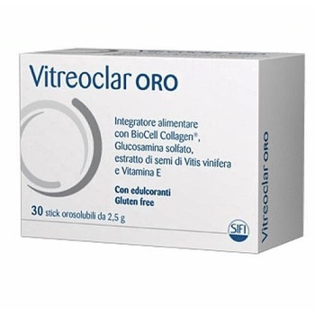 Suplimente alimentare, Vitreoclar ORO, 30 stickuri orosolubile, Sifi Suplimente alimentare, Vitreoclar ORO, 30 stickuri orosolubile, Sifi