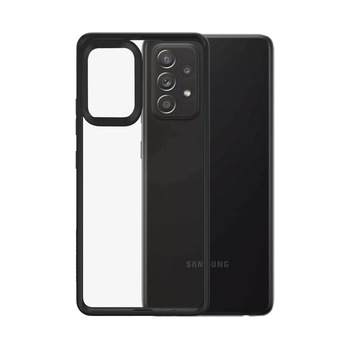 Carcasa antibacteriana PanzerGlass ClearCase Galaxy A52s 5G, A52 4G / 5G, negru Carcasa antibacteriana PanzerGlass ClearCase Galaxy A52s 5G, A52 4G / 5G, negru