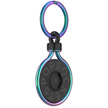 Suport adeziv Popsockets PopChain pentru telefon, Metal, Multicolor Suport adeziv Popsockets PopChain pentru telefon, Metal, Multicolor
