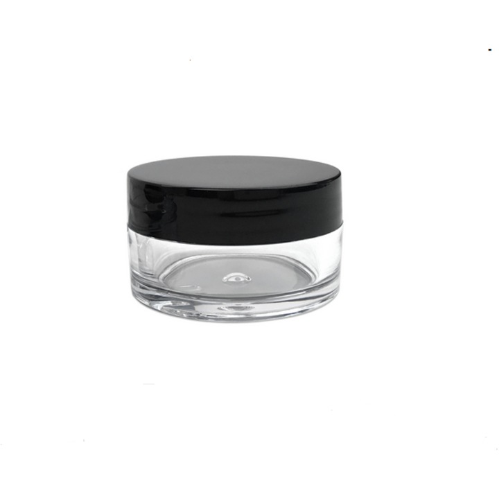 50 ml-es átlátszó üveg kozmetikai tégely