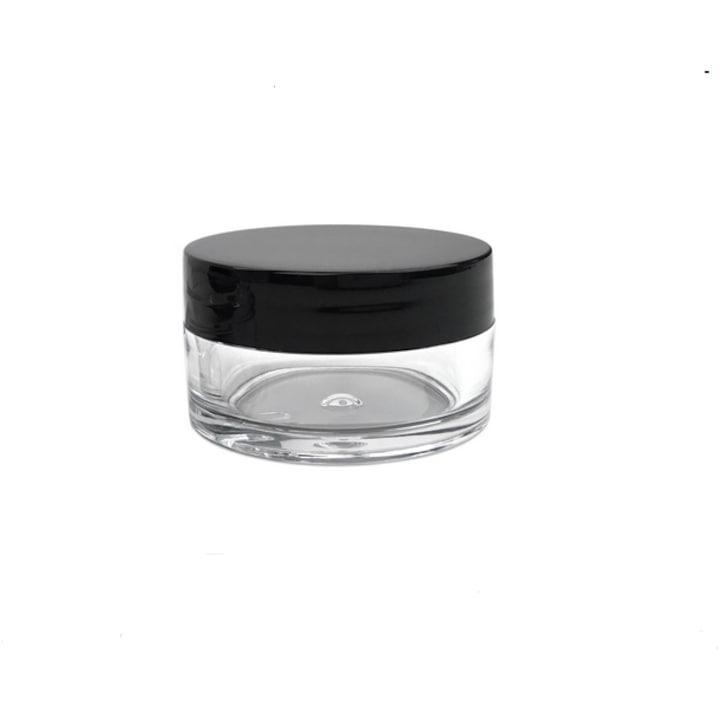 30 ml-es átlátszó üveg kozmetikai tégely