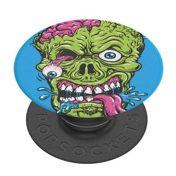 Suport adeziv Popsockets pentru telefon, PopGrip 2gen Brainz, Multicolor