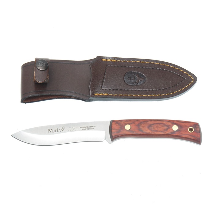 Cutit Vanator Muela COMF-11R, Teaca Piele, Lama Full Tang Inox 11cm
