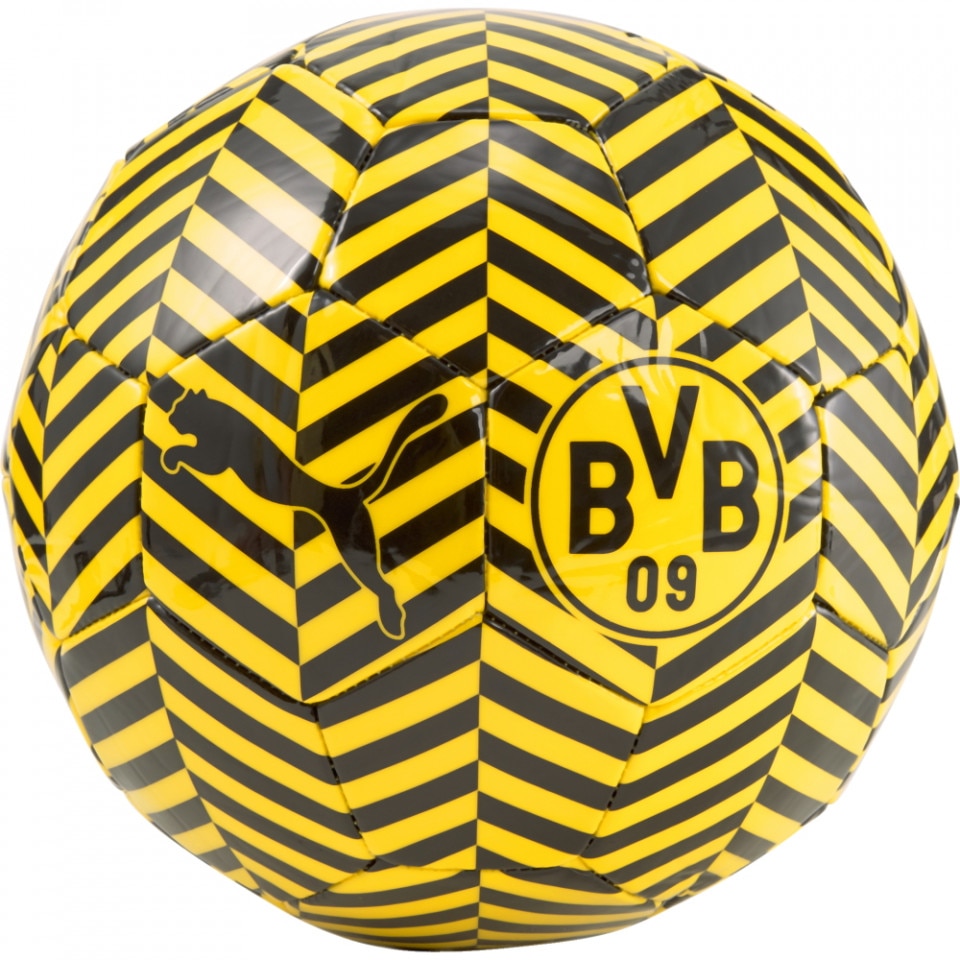 Minge fotbal Puma BVB Borussia Dortmund, negru/galben, 5