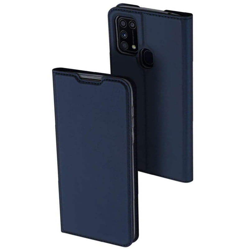 Husa de protectie Dux Ducis Skin Pro pentru Samsung Galaxy M31, Piele ecologica, Bleumarin