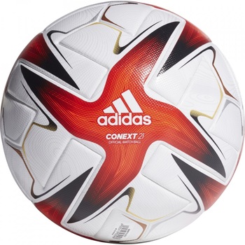 Minge fotbal Adidas Conext 21 PRO Tokyo 2020 - oficiala de joc, alb/rosu, 5 Minge fotbal Adidas Conext 21 PRO Tokyo 2020 - oficiala de joc, alb/rosu, 5