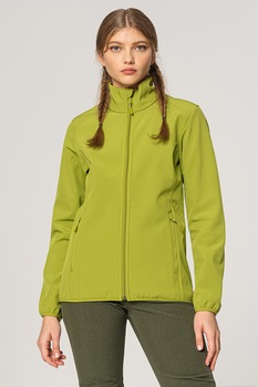 Jack Wolfskin, Jacheta rezistenta la vant pentru drumetii Northern Pass, Verde oliv, S Jack Wolfskin, Jacheta rezistenta la vant pentru drumetii Northern Pass, Verde oliv, S