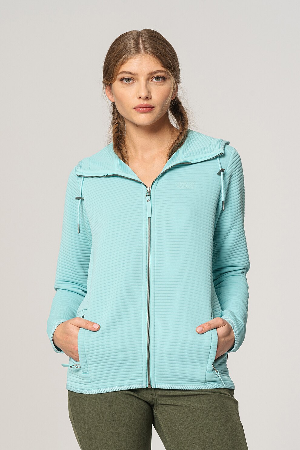 Jack Wolfskin, Jacheta pentru drumetii Modesto, Albastru aquamarin, S