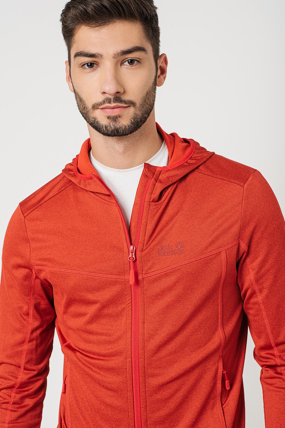 Jack Wolfskin, Jacheta usoara pentru trekking Sutherland, Rosu, M