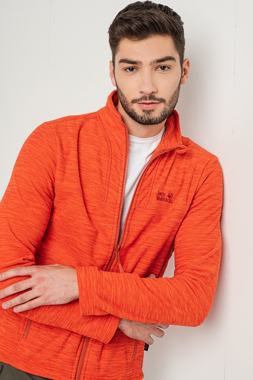 Jack Wolfskin, Bluza cu fermoar pentru drumetii Sky Track, M