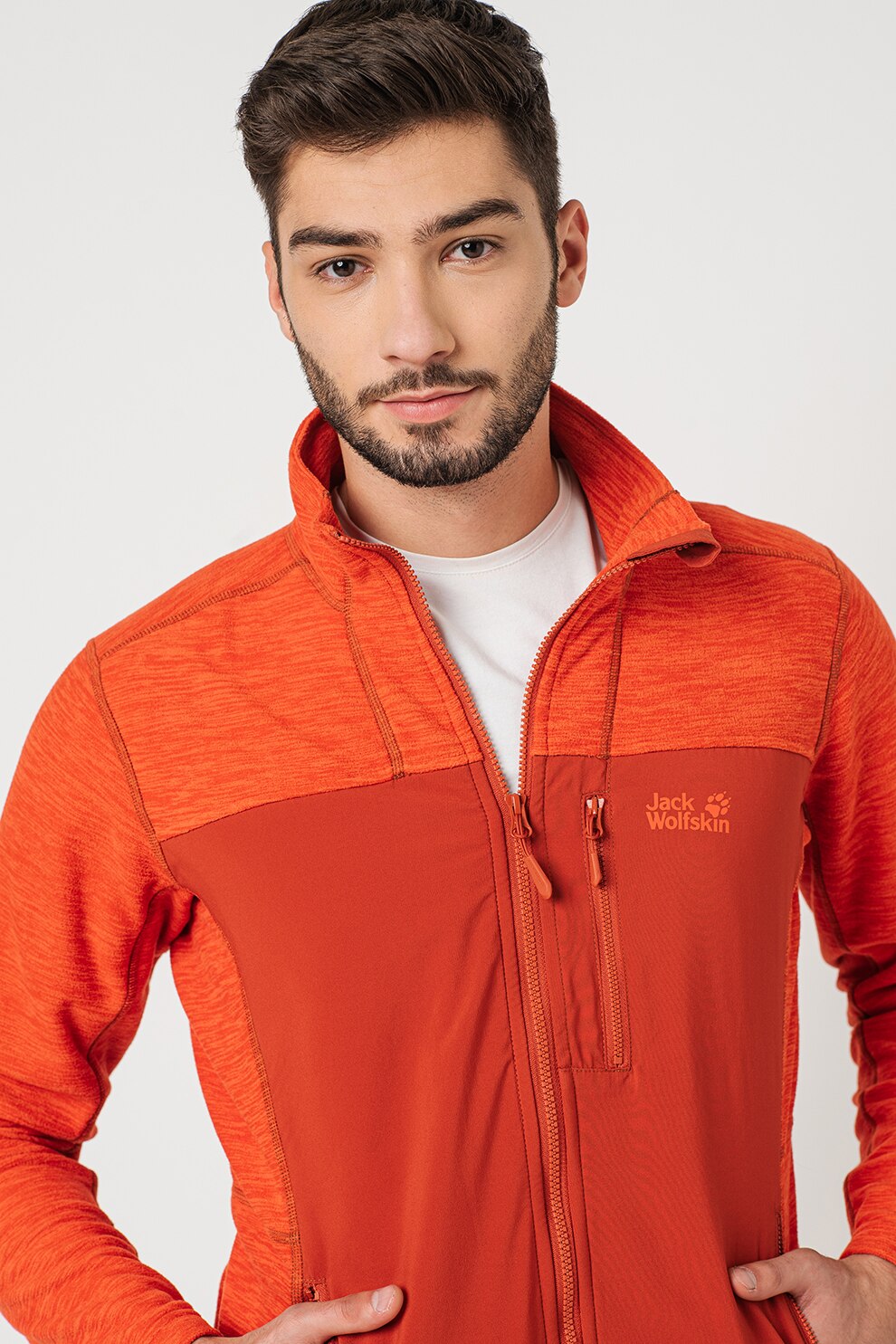 Jack Wolfskin, Jacheta pentru drumetii Sky Endurance, Rosu vermilion, M