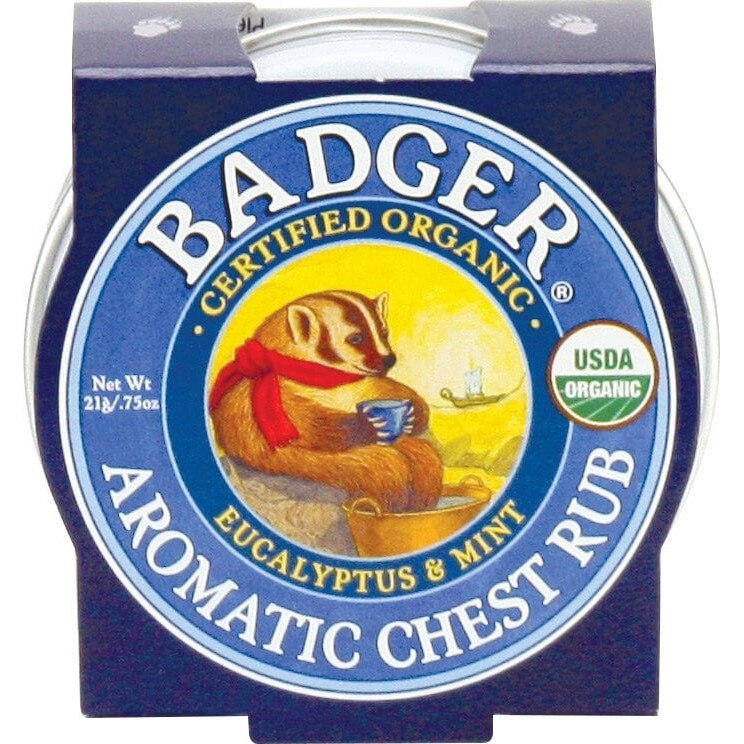 Mini balsam pt un somn linistit, Night-Night Baby Badger, pt copii, 21 g
