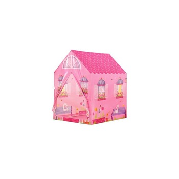 Cort de Joaca Pentru Copii, Model Casa Roz, Bigshot BS8726PINK, 2 intrari, 102 x 95 x 72cm, Roz Cort de Joaca Pentru Copii, Model Casa Roz, Bigshot BS8726PINK, 2 intrari, 102 x 95 x 72cm, Roz