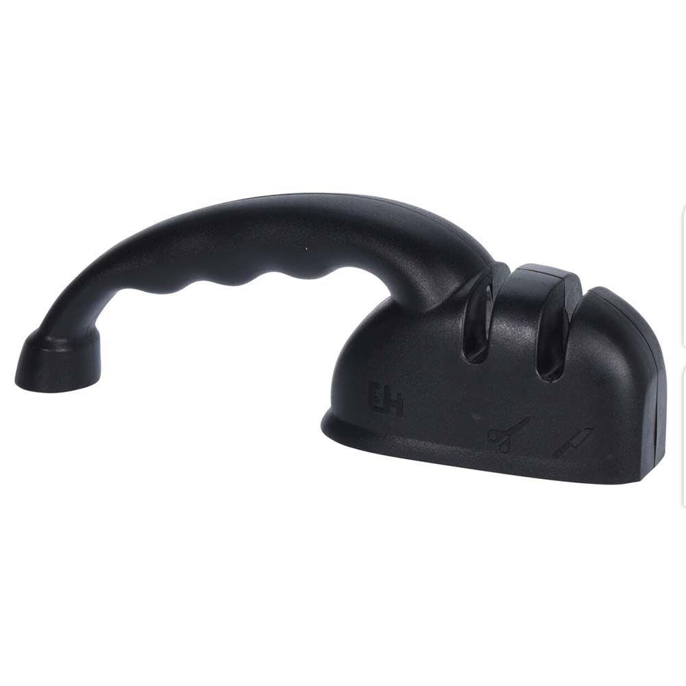 Ascutitor dublu cutite, Excellente Houseware, Negru