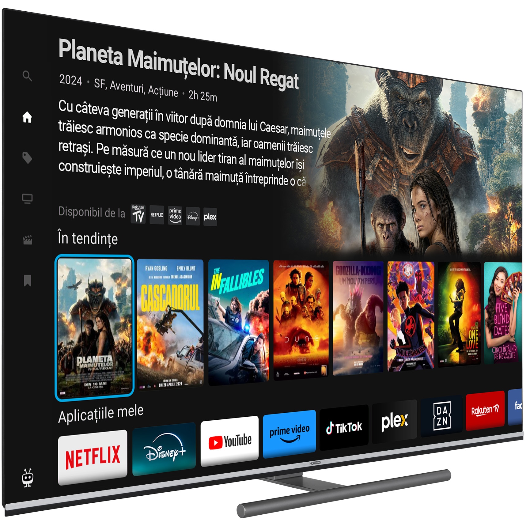 Televizor HORIZON 55HZ9930U/B, 139 cm, Smart, 4K Ultra HD, OLED