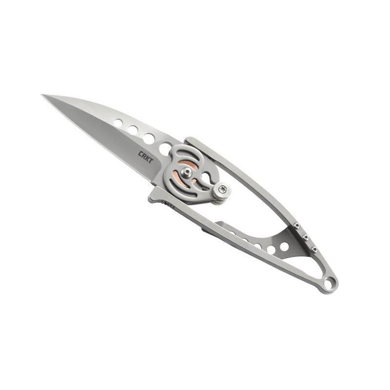 Briceag Snap-Lock 5102N.CR, CRKT, Lama din otel, 10.5 cm, Argintiu