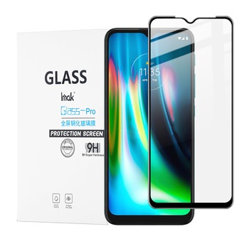 Folie Protectie pentru Moto G9 / G9 Play, IMAK Glass Pro, Transparent/Negru Folie Protectie pentru Moto G9 / G9 Play, IMAK Glass Pro, Transparent/Negru