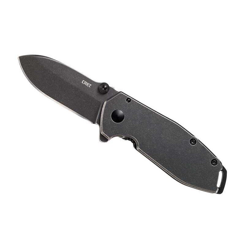 Briceag Squid Assisted 2493.CR, CRKT, Lama de otel, 9 cm, Negru