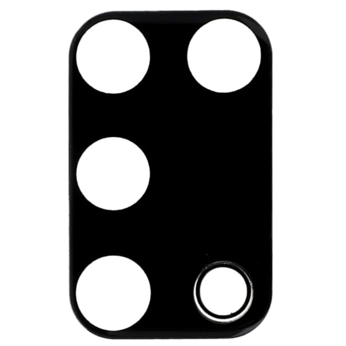 Set 2 folii protectie camera foto Bizon pentru Samsung Galaxy M31, Sticla securizata, Negru/Transparent