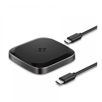 Incarcator wireless Spigen, PF2004, Powerarc, 15W, Negru Incarcator wireless Spigen, PF2004, Powerarc, 15W, Negru