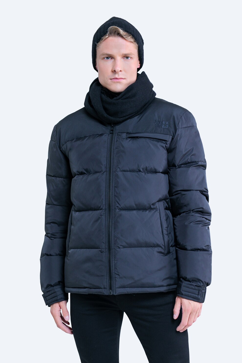 Big Star, Geaca cu aspect matlasat, Bleumarin