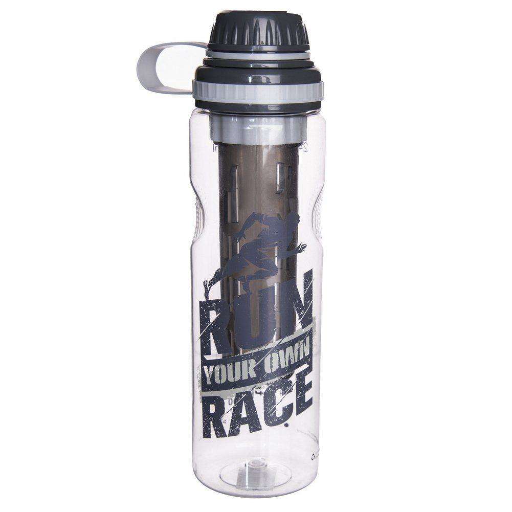 Sticla de apa sport Orion, Tritan, 0.75 l, Negru/Transparent