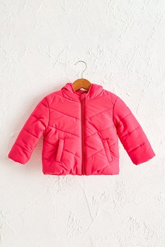 LC WAIKIKI, Geaca cu vatelina si gluga, Fucsia LC WAIKIKI, Geaca cu vatelina si gluga, Fucsia