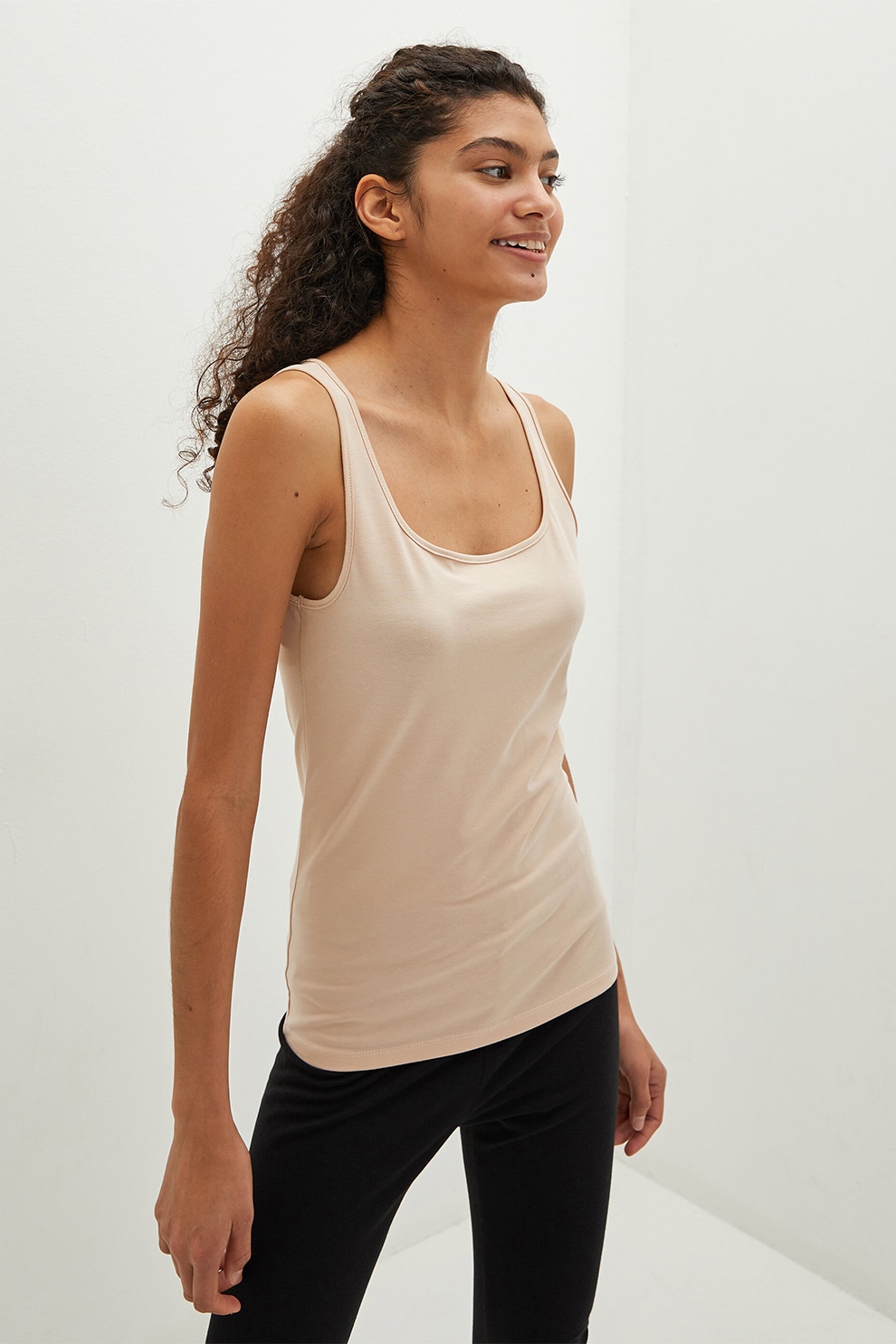 LC WAIKIKI, Top din jerseu, Piersica, XL