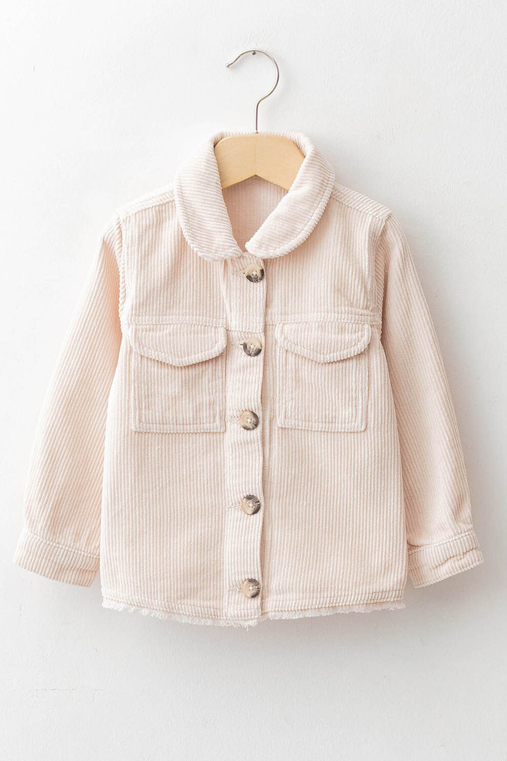 LC WAIKIKI, Jacheta cu buzunare cu clapa pe piept, Alb fildes