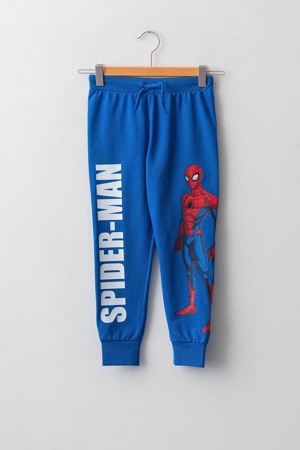 LC WAIKIKI, Pantaloni sport cu Spider-Man, Albastru royal/Rosu