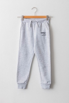 LC WAIKIKI, Pantaloni sport din amestec de bumbac, Gri deschis melange LC WAIKIKI, Pantaloni sport din amestec de bumbac, Gri deschis melange