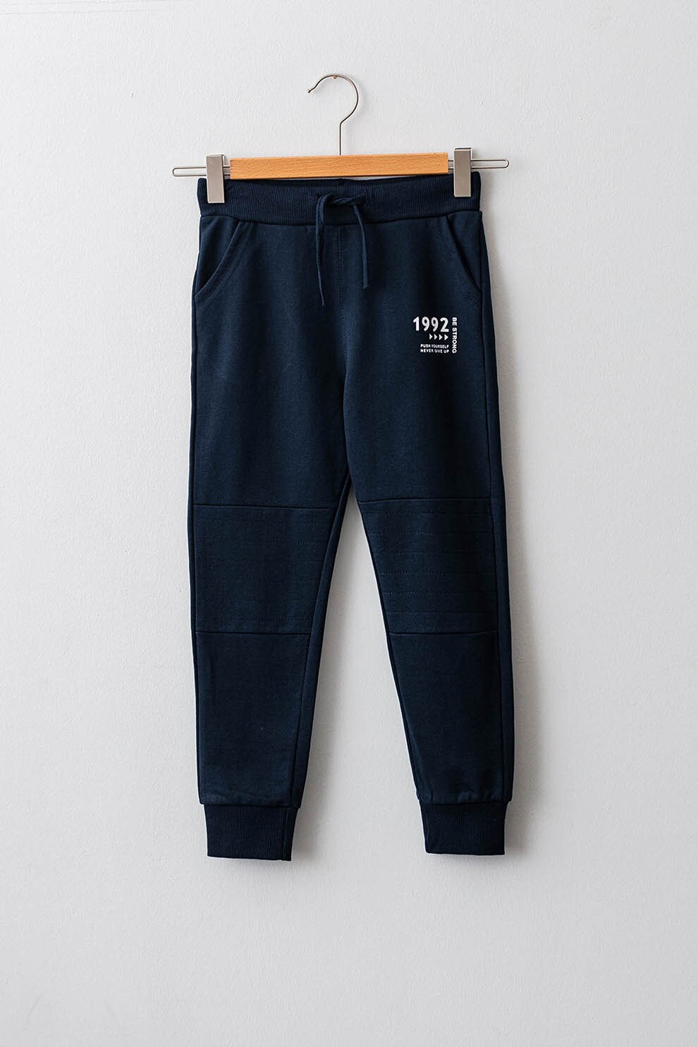 LC WAIKIKI, Pantaloni sport din amestec de bumbac, Gri deschis melange