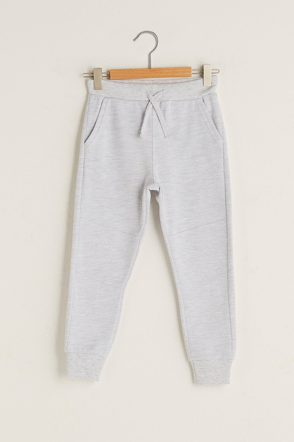 LC WAIKIKI, Pantaloni sport cu buzunare oblice, Gri deschis melange