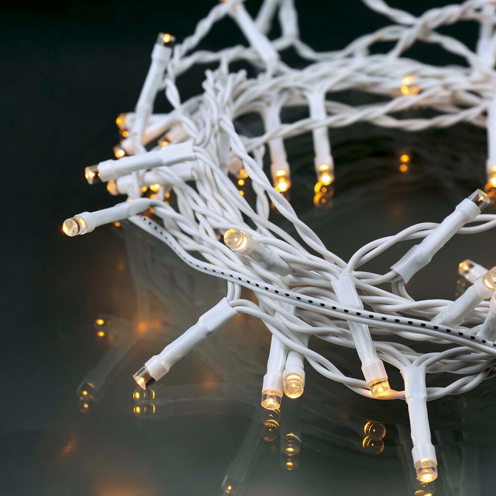 Instalatie Extensibila 50 cm 50 LED 3.6W Blue Cablu Alb