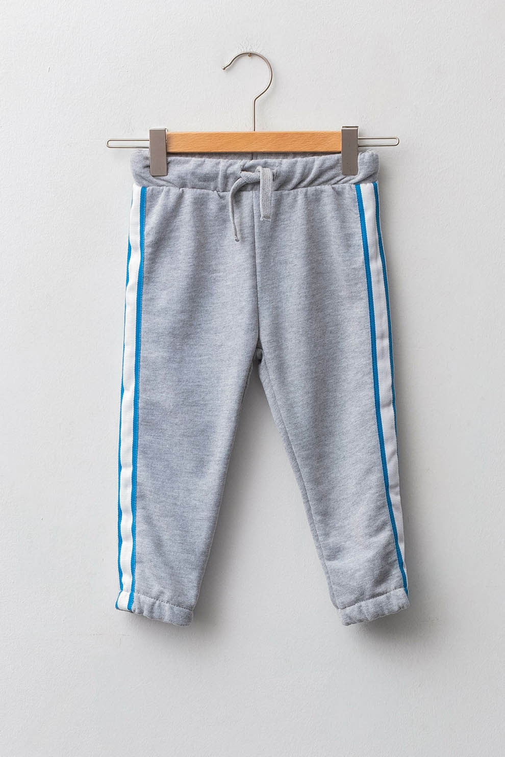 LC WAIKIKI, Pantaloni sport cu segmente laterale contrastante, Gri melange