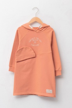 LC WAIKIKI, Rochie sport cu buzunar cu fermoar, Oranj persan LC WAIKIKI, Rochie sport cu buzunar cu fermoar, Oranj persan