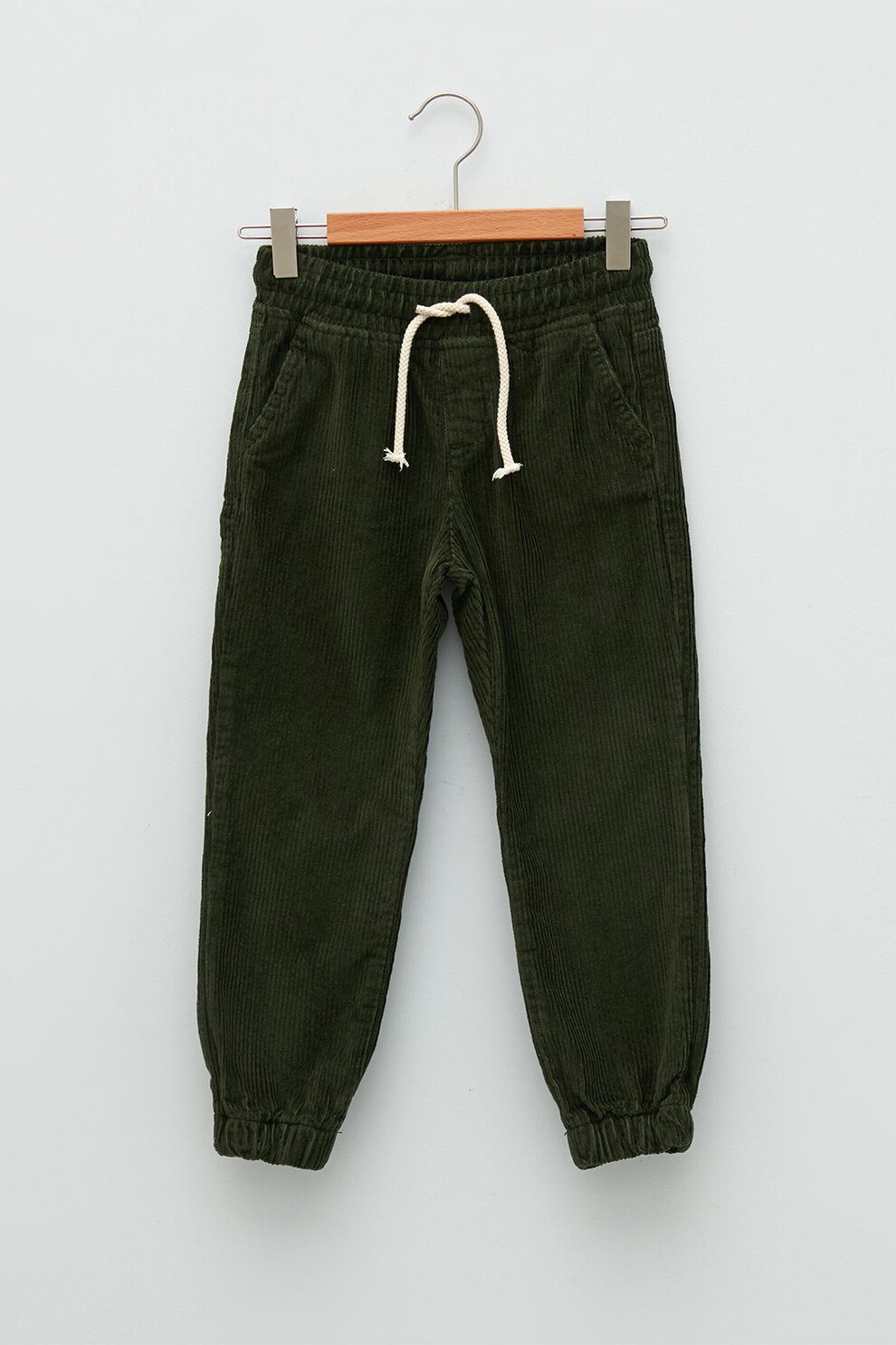 LC WAIKIKI, Pantaloni jogger de reiat, Verde forest