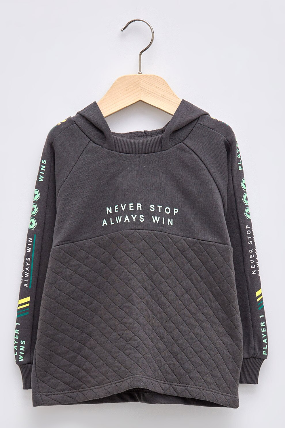 LC WAIKIKI, Hanorac cu maneci raglan, Gri inchis