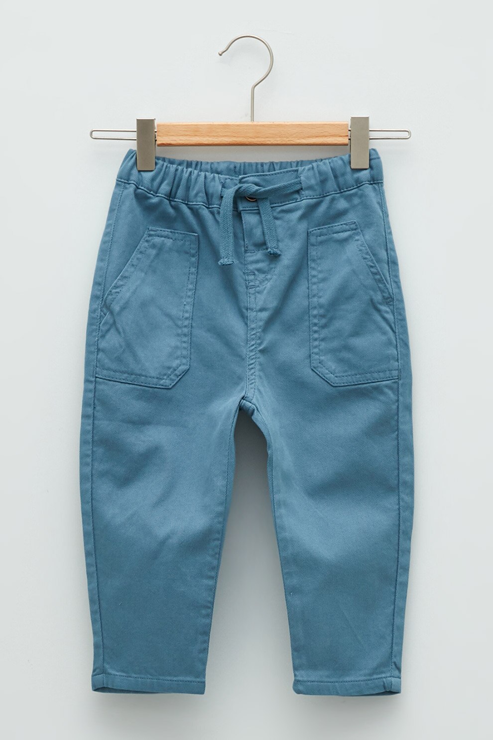 LC WAIKIKI, Pantaloni conici cu snur, Albastru deschis