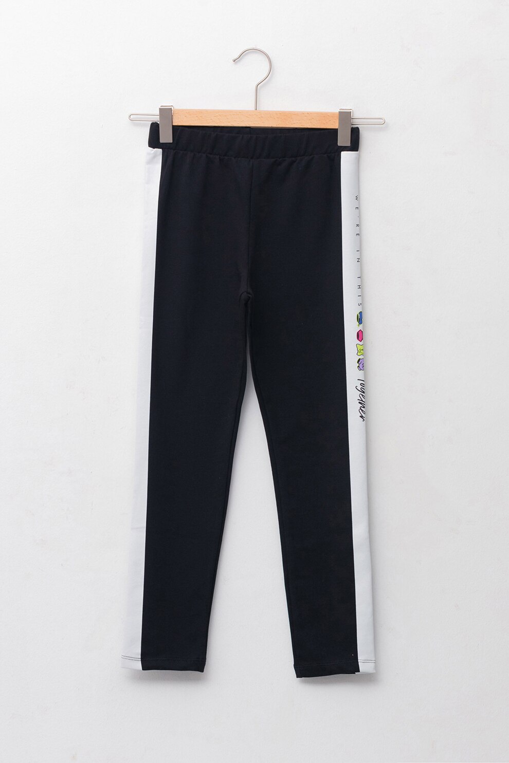 LC WAIKIKI, Colanti cu imprimeu Disney, Negru/Alb