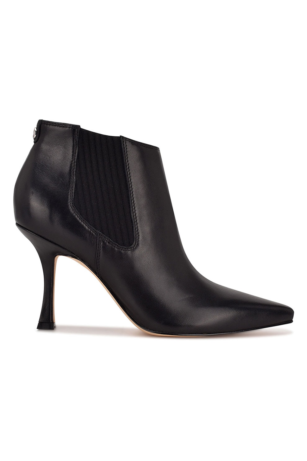 NINE WEST, Botine Chelsea cu toc stiletto Sofia, Negru