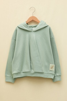 LC WAIKIKI, Hanorac lejer cu maneci cazute, Verde pal LC WAIKIKI, Hanorac lejer cu maneci cazute, Verde pal